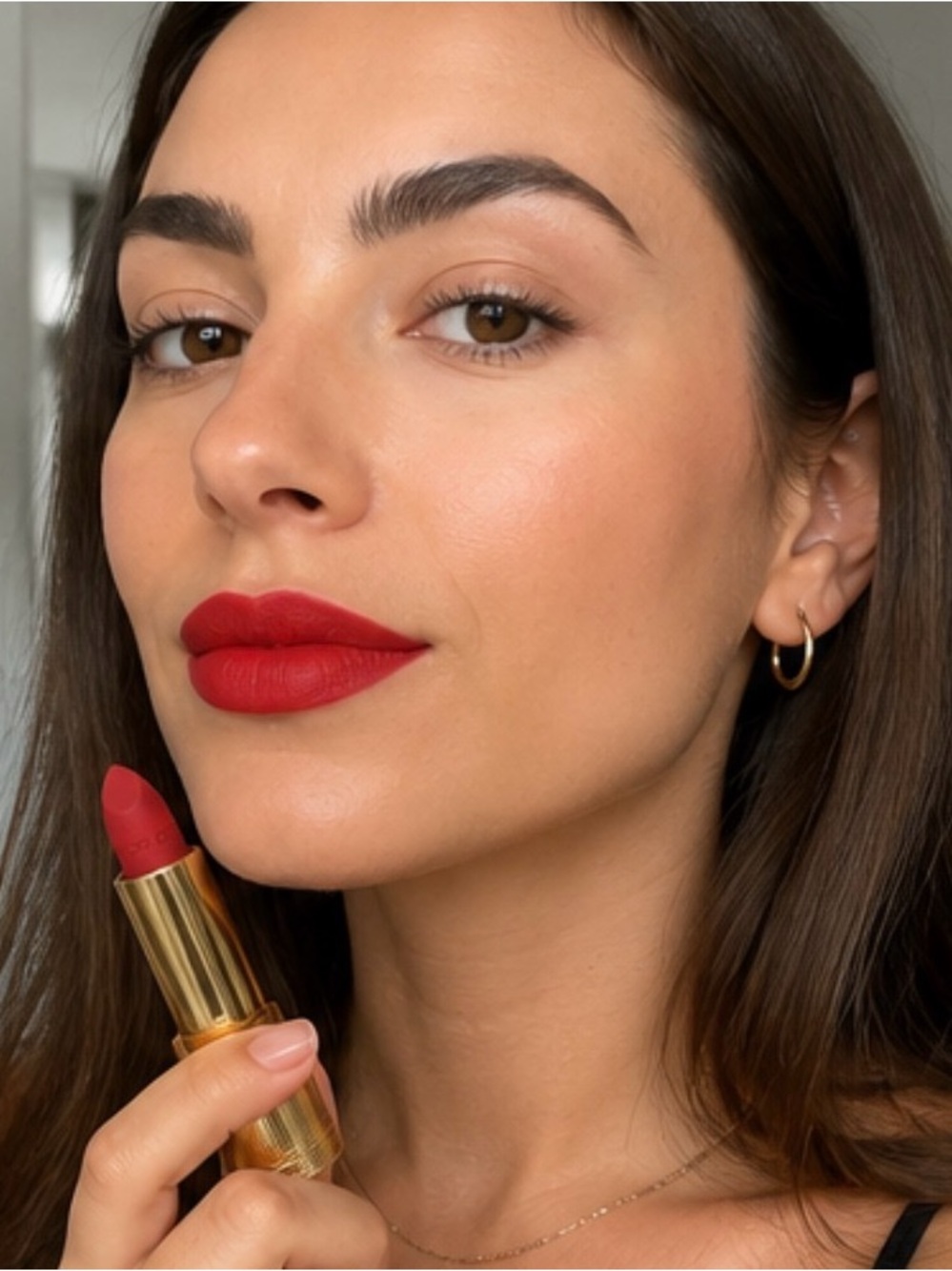 Gucci Rouge à Lèvres Mat Lipstick Matte Red Lip Color 501 New in Box NIB - Picture 3 of 9